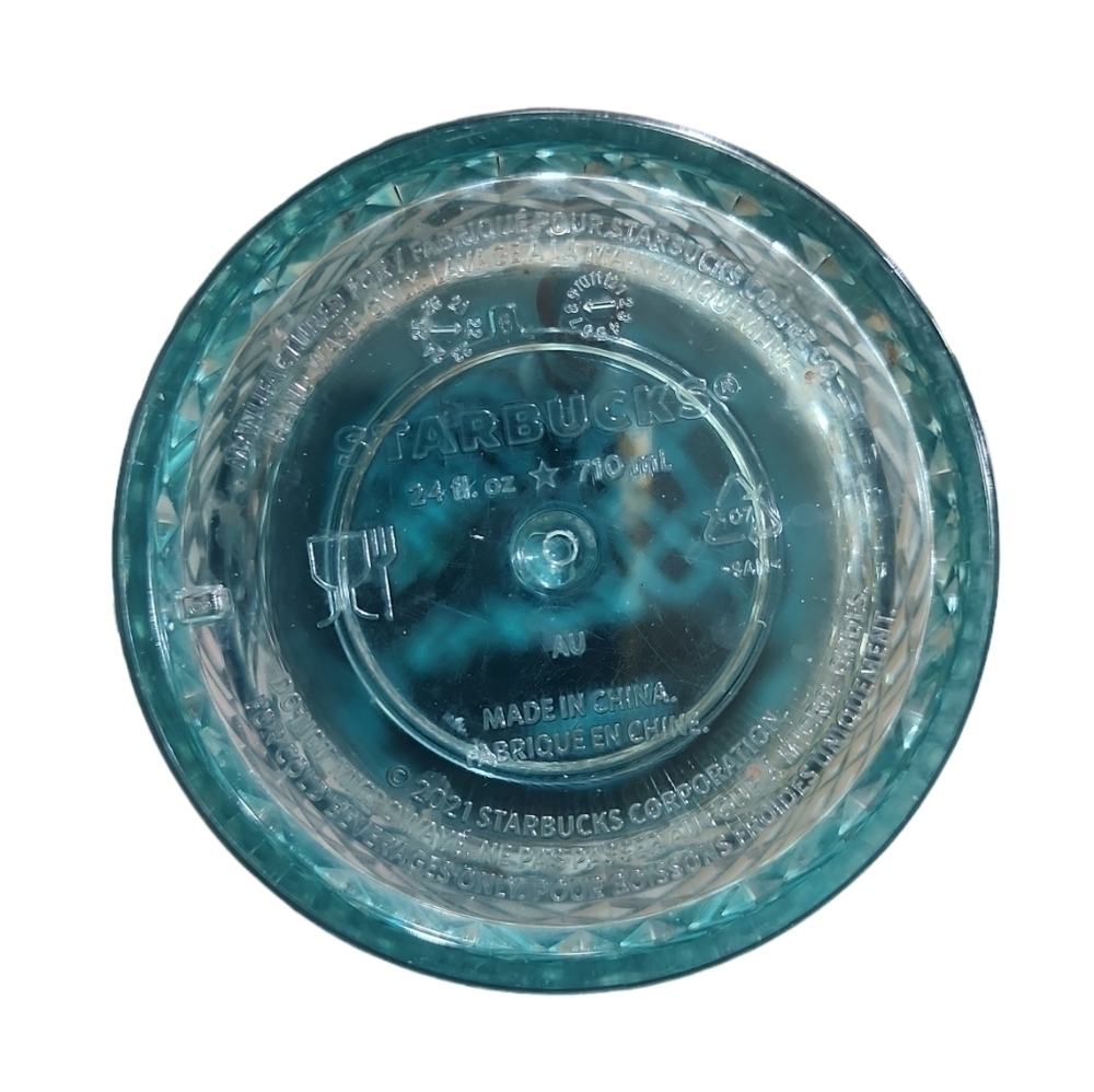 Starbucks Teal Jeweled Tumbler​ - Picture 8 of 9